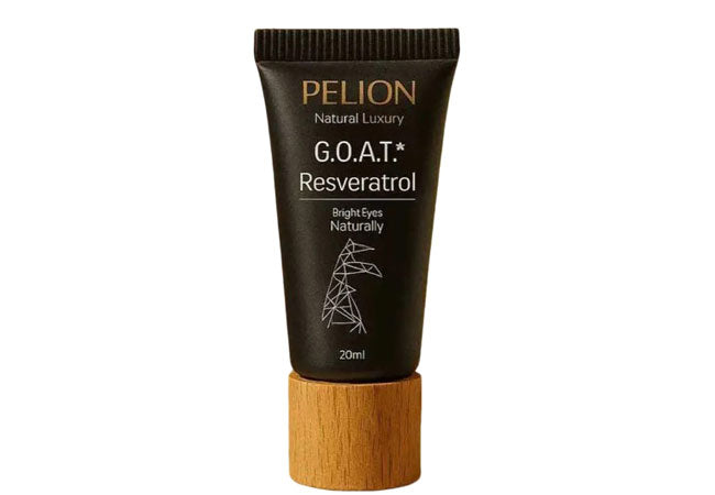 PELION G.O.A.T. Eye Cream with resveratrol, peptides & caffeine