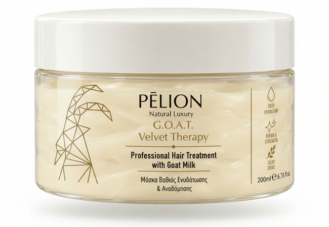 G.O.A.T. Velvet Therapy Hair Mask with goat milk, hyaluronic acid and Abyssinian oil