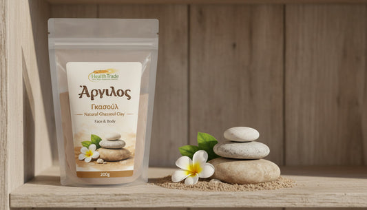 natural ghassoul clay powder moroccan mineral skincare