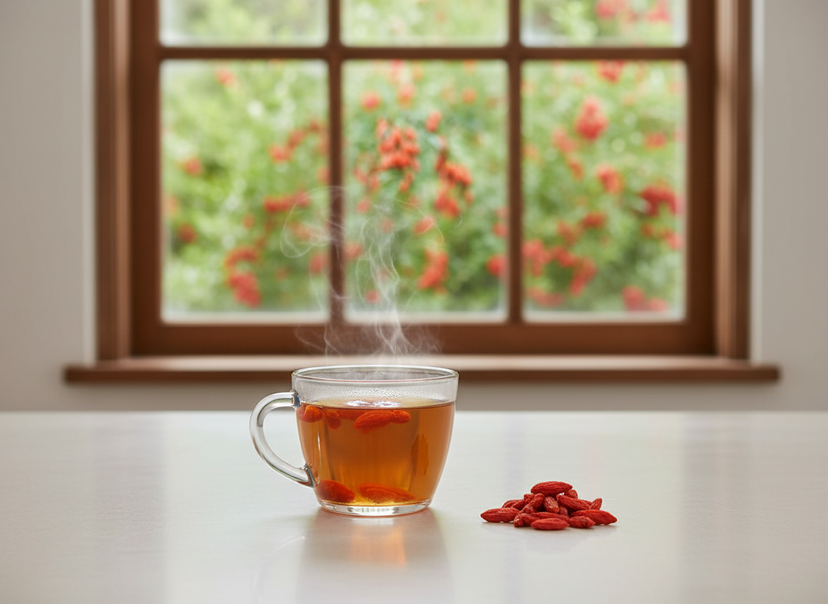 Goji Berry superfood dried Lycium barbarum red berries