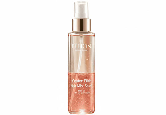 Golden Elixir two-phase hair mist with botanical oils and hyaluronic acid