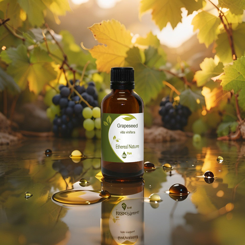 OiloHerb Cold-Pressed Natural Grapeseed Oil – lightweight hydration