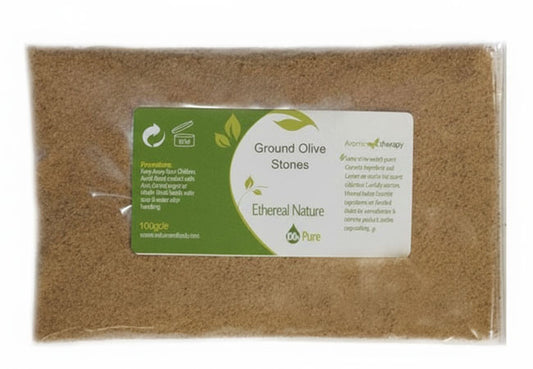Ground Olive Stones - Natural Mediterranean Exfoliating Scrub