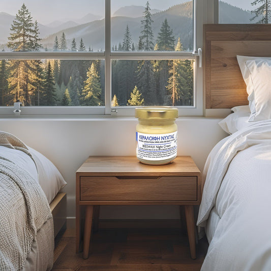 Disoline Night Repair Beeswax Ointment with natural oils for overnight skin renewal