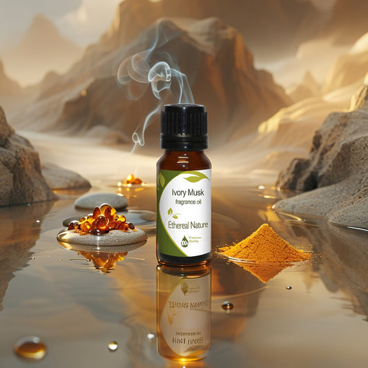 Ivory Musk Oil bottle – warm vanilla, amber, and musk aroma