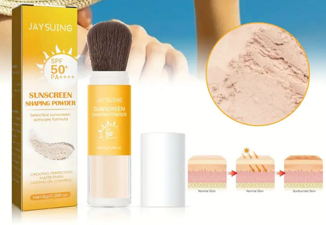 Αντηλιακή Πούδρα Προσώπου Jaysuing Sunscreen Shaping Powder