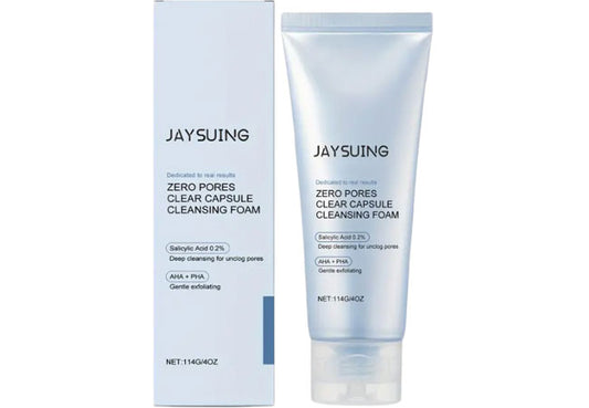 Zero Pores Cleansing Foam – deep pore cleanser with salicylic acid, AHA & BHA