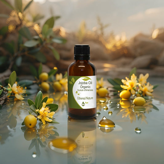 Organic jojoba oil from OiloHerb – natural hydration & balance for skin and hair