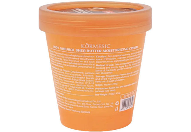 Kormesic Shea Butter – 100% natural moisturizing cream for face & body