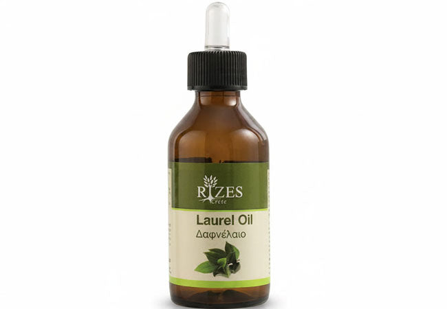 RIZES Crete Bay Laurel Oil with Vitamin E for hair and scalp care
