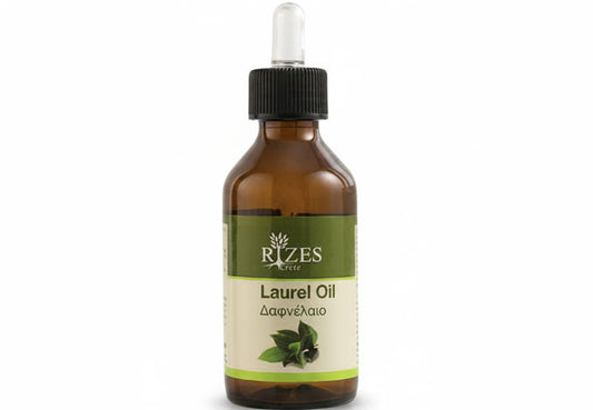 RIZES Crete Bay Laurel Oil with Vitamin E for hair and scalp care