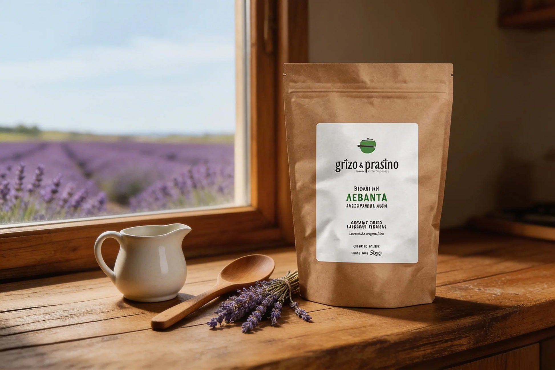 Λεβάντα Βιολογικό Βότανο - Grizo Prasino - OiloHerb