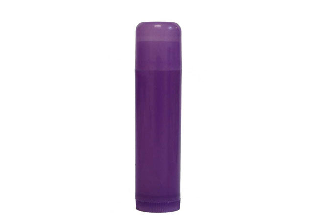 5ml Lip Balm Tube with Twist Up mechanism in white pink and purple