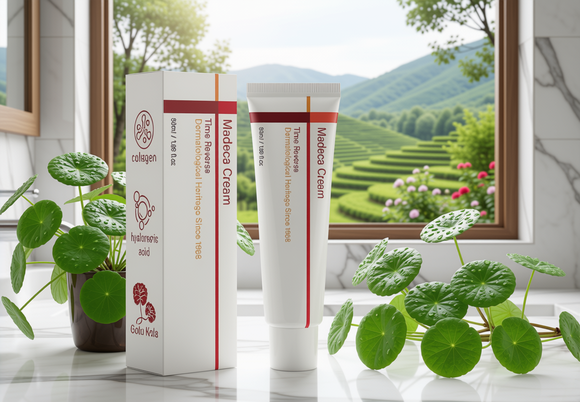 Madeca Cream Time Reverse with Centella Asiatica for skin repair and hydration