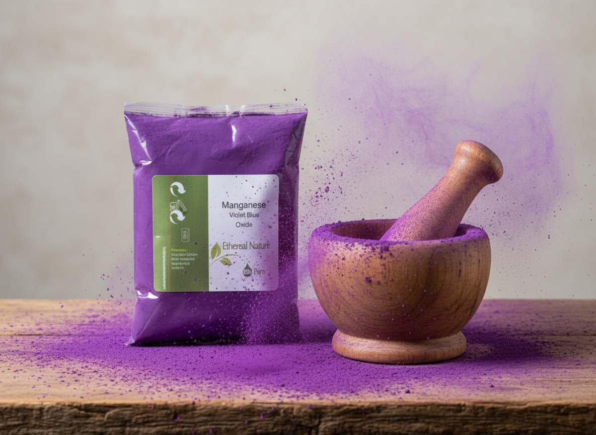 Manganese Violet - Intense Violet Pigment for Natural Cosmetics