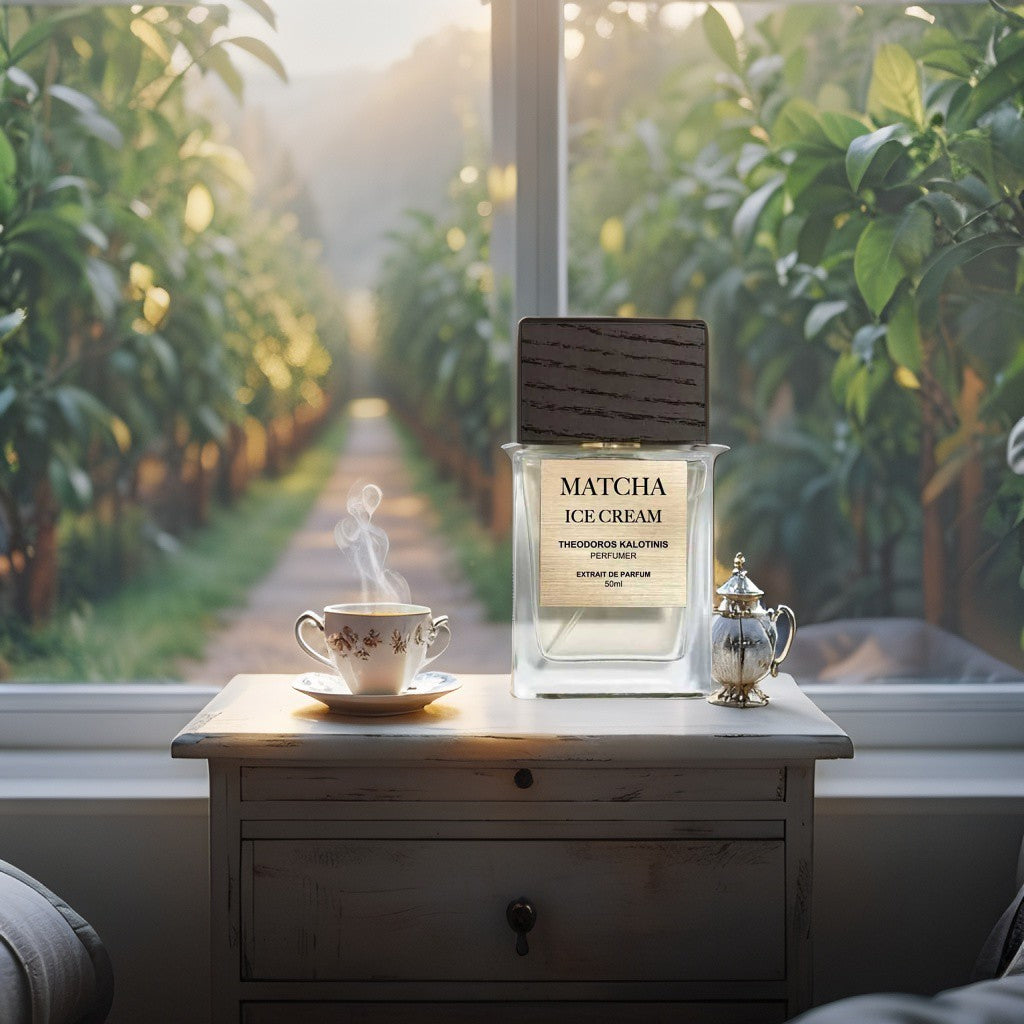 Matcha Ice Cream Extrait de Parfum – Natural fragrance with matcha, vanilla, and lime