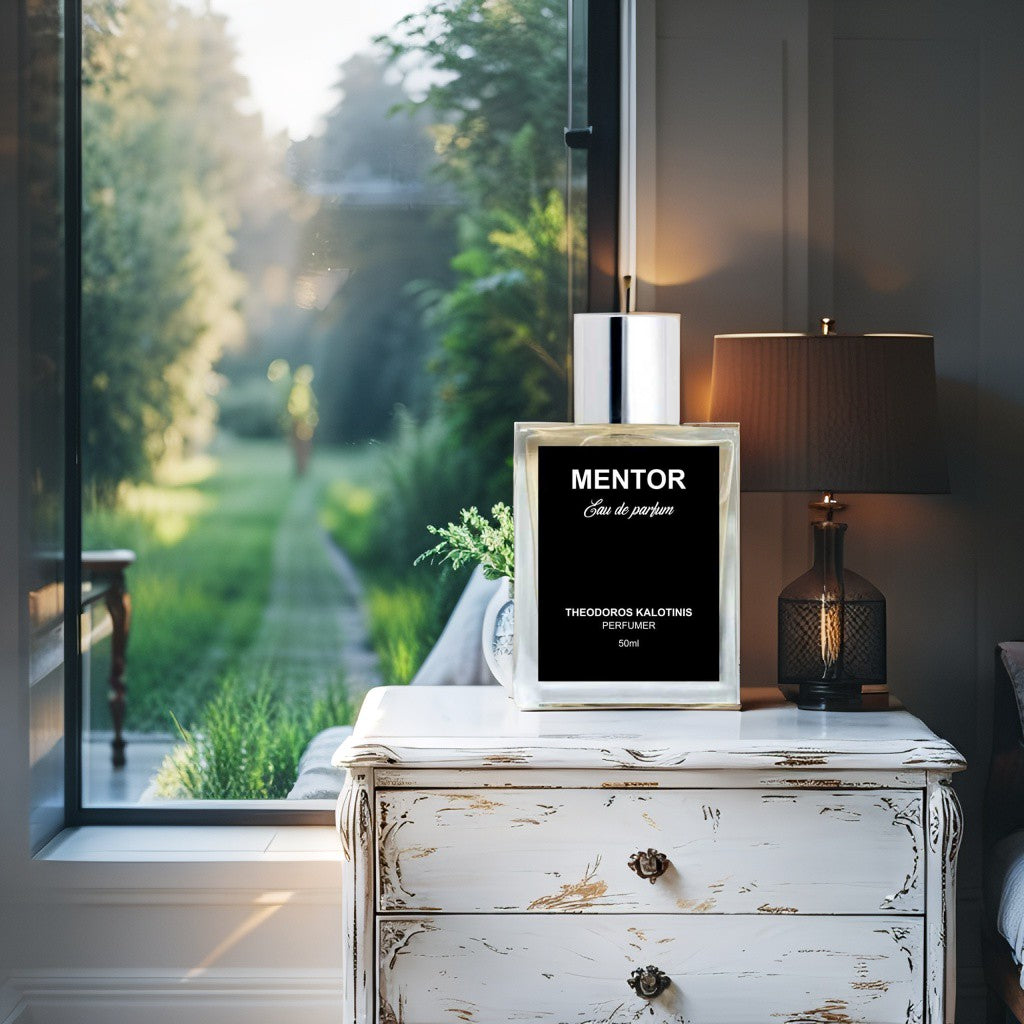 Mentor Eau de Parfum – Men’s natural fragrance with amber, vanilla, and vetiver