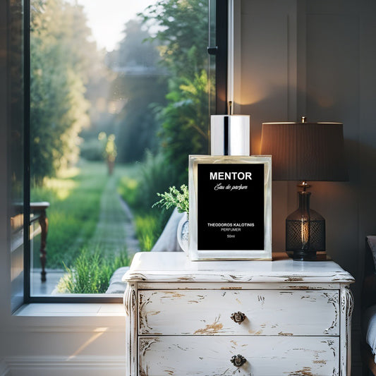 Mentor Eau de Parfum – Men’s natural fragrance with amber, vanilla, and vetiver