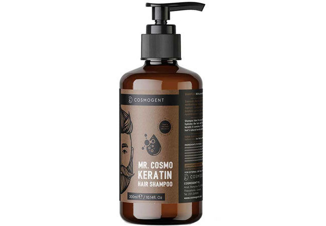 Keratin Hair Shampoo with Keratin, Carrot Oil, Panthenol and Chamomile for repairing and hydrating hair