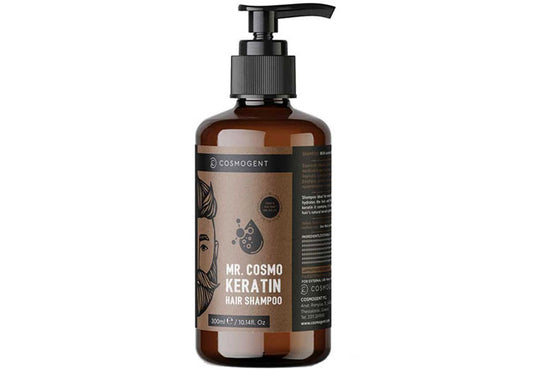 Keratin Hair Shampoo with Keratin, Carrot Oil, Panthenol and Chamomile for repairing and hydrating hair