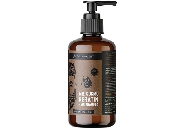 Mr Cosmo Keratin Hair Shampoo men’s shampoo with carrot oil and panthenol