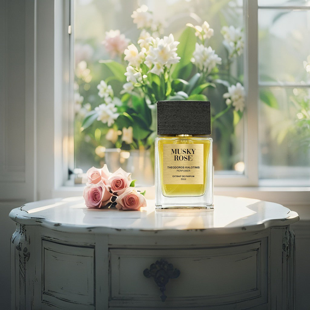 Musky Rose Extrait de Parfum – luxury perfume with rose and musk notes