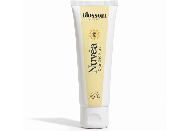 NUVEA SPF50 face and body sunscreen cream fragrance free