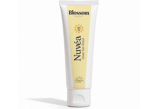 NUVEA SPF50 face and body sunscreen cream fragrance free