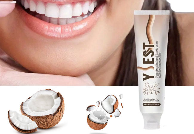 Natural Toothpaste with Coconut & Nano-Hydroxyapatite