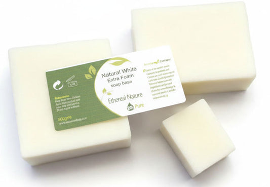 Natural White Extra Foam Vegetable Melt and Pour Soap Base for Handmade Soap Making