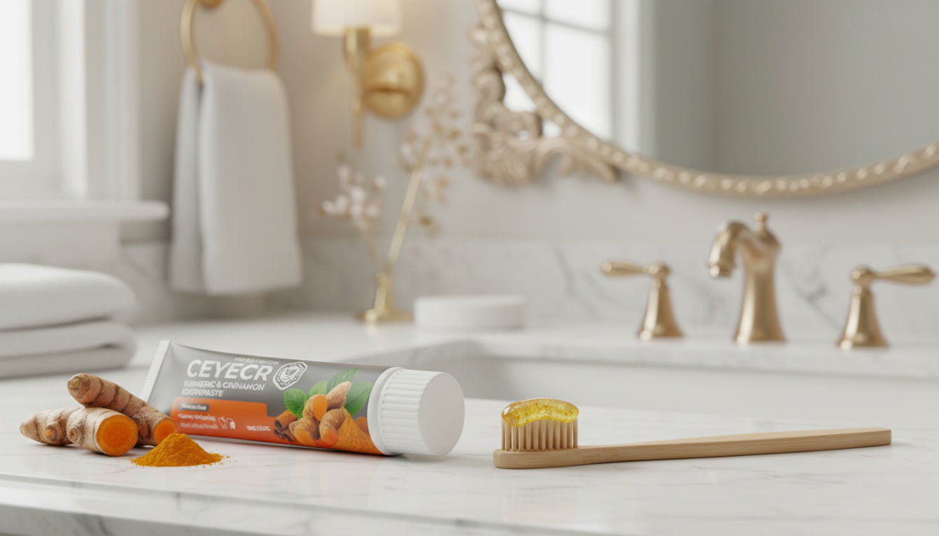 Natural Pro Turmeric Toothpaste with turmeric for natural teeth whitening