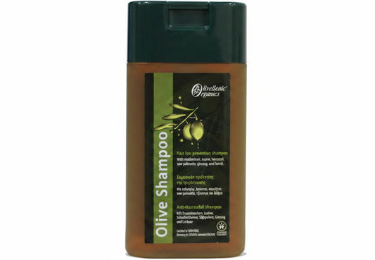 Olive Shampoo με Πολυτρίχι & Δάφνη | Σαμπουάν για Ενδυνάμωση και Φροντίδα της Τρίχας - OiloHerb