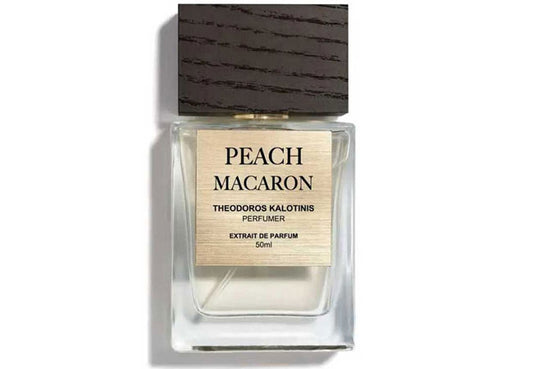 Peach Macaron Extrait de Parfum – luxury gourmand perfume with peach and vanilla notes