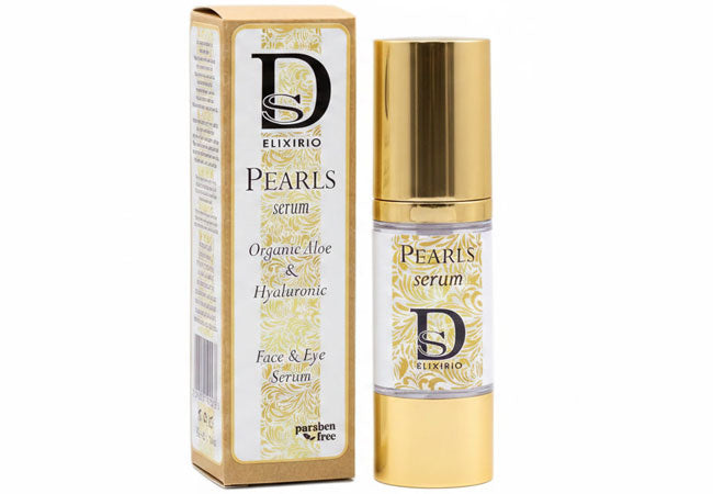 DisoLine Pearls Face and Eye Serum with organic aloe vera, hyaluronic acid and active pearls