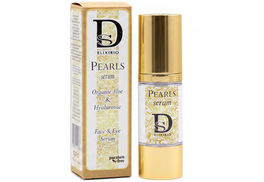 DisoLine Pearls Face and Eye Serum with organic aloe vera, hyaluronic acid and active pearls
