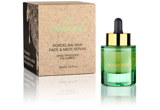 Porcelain Skin Face and Neck Serum with NovoRetin and Chios Mastic