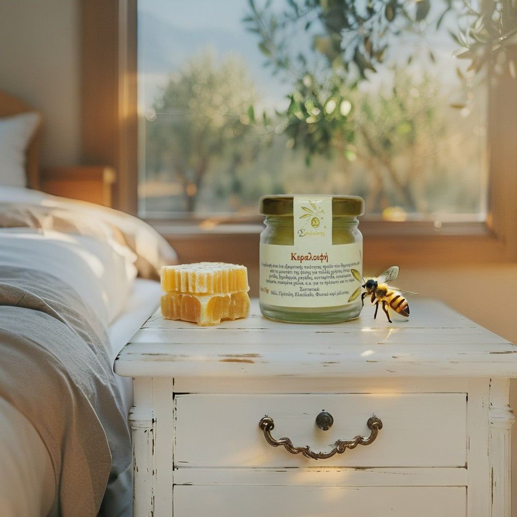 Disoline Natural Propolis Balm with beeswax, olive oil, and honey