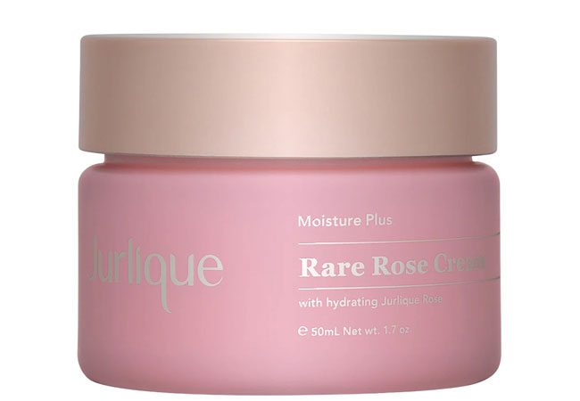 Jurlique Rare Rose Hydration & Brightening Face Cream with rose
