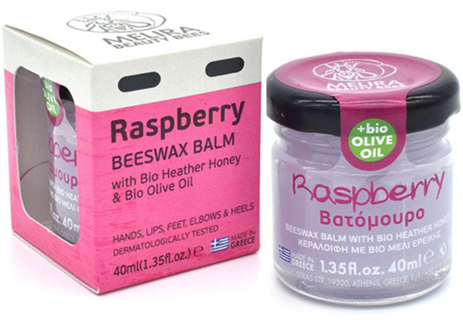 Melira Raspberry Beeswax Balm – natural hydration and antioxidant skin care