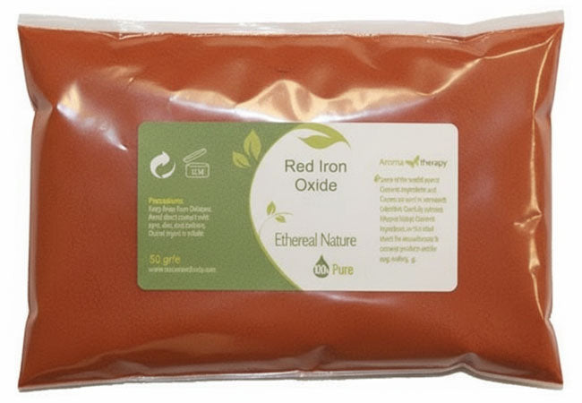 Red Iron Oxide - Matte Red Pigment for Natural Cosmetics