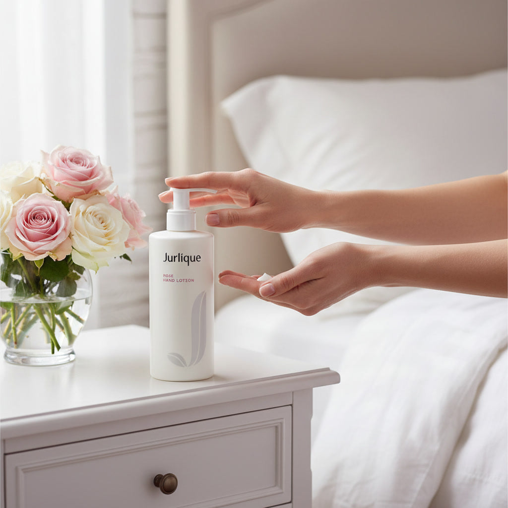 Rose Softening Hand Lotion with Rosa gallica calendula and chamomile