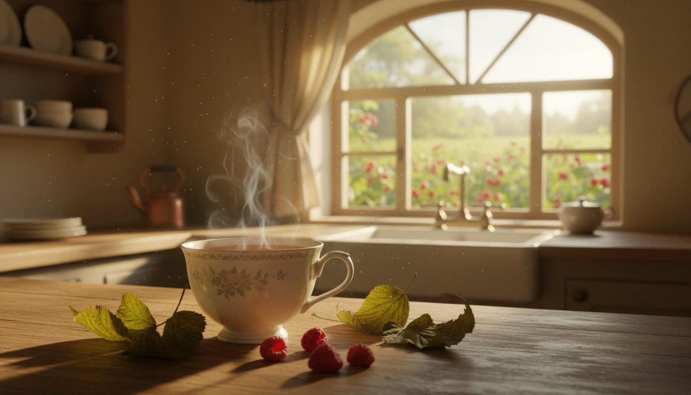 raspberry leaf dried herbal tea