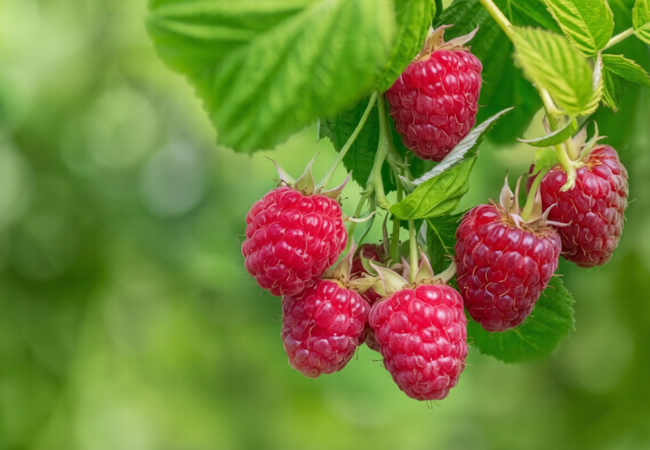 rubus idaeus natural herb leaves