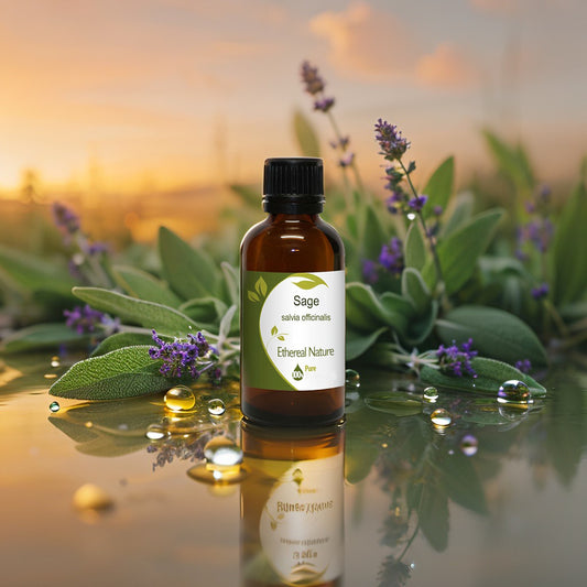 Sage Oil from OiloHerb for oily skin, hair & scalp health