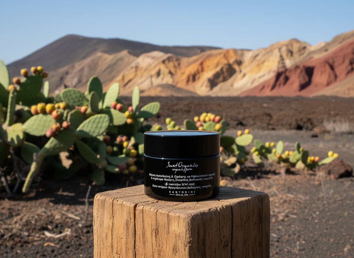 Μάσκα Προσώπου Ανάπλασης & Θρέψης με Ηφαιστειακή Άργιλο - OiloHerb