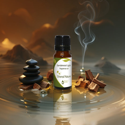 Sandalwood Light Fragrance Oil – subtle sandalwood scent with floral and spicy notes