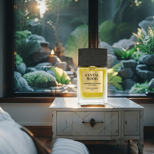 Santal Wood Extrait de Parfum – Oriental woody perfume with sandalwood, oud & patchouli