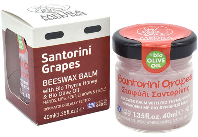 Santorini Grapes Beeswax Balm – Melira | Φυσική Προστασία & Ενυδάτωση με Άρωμα Σαντορίνης!