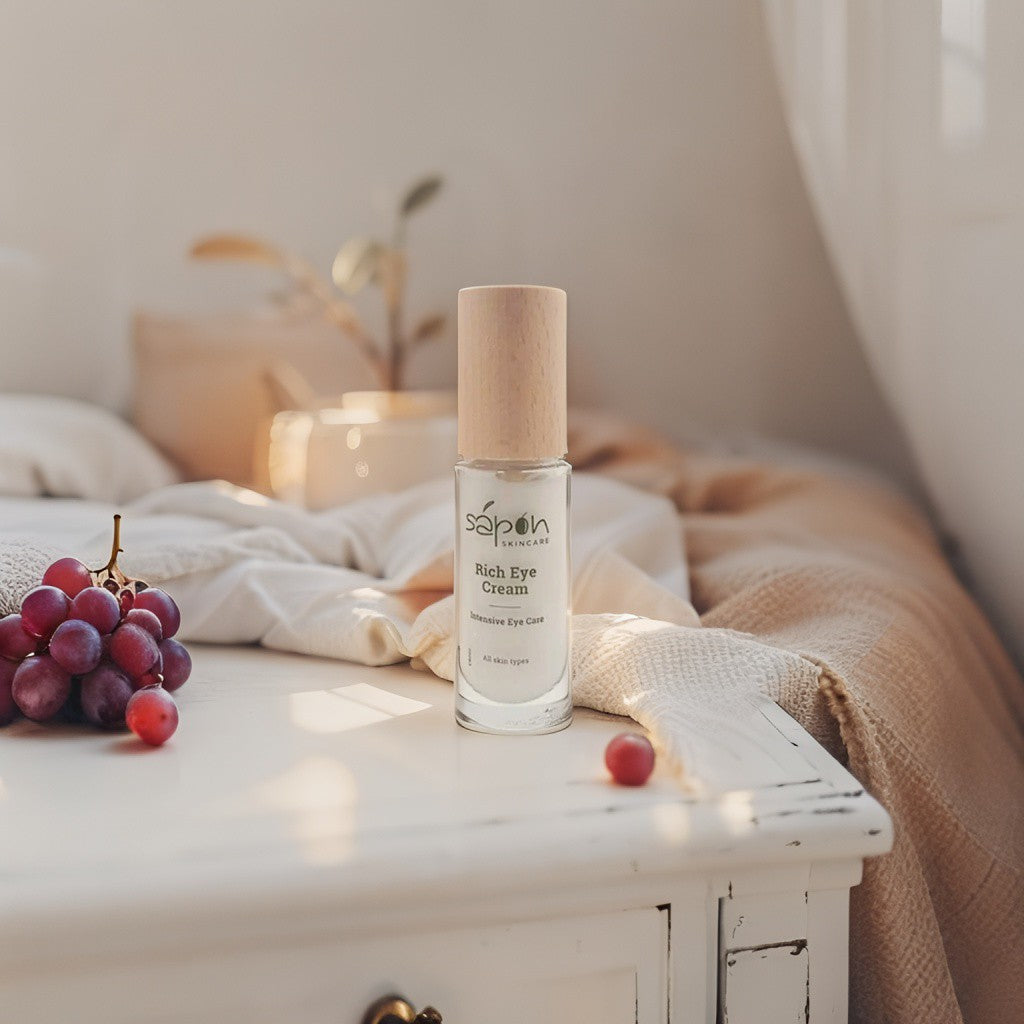 Sapon Rich Eye Cream - Αντιρυτιδική Κρέμα Ματιών με Πεπτίδια & Βλαστοκύτταρα