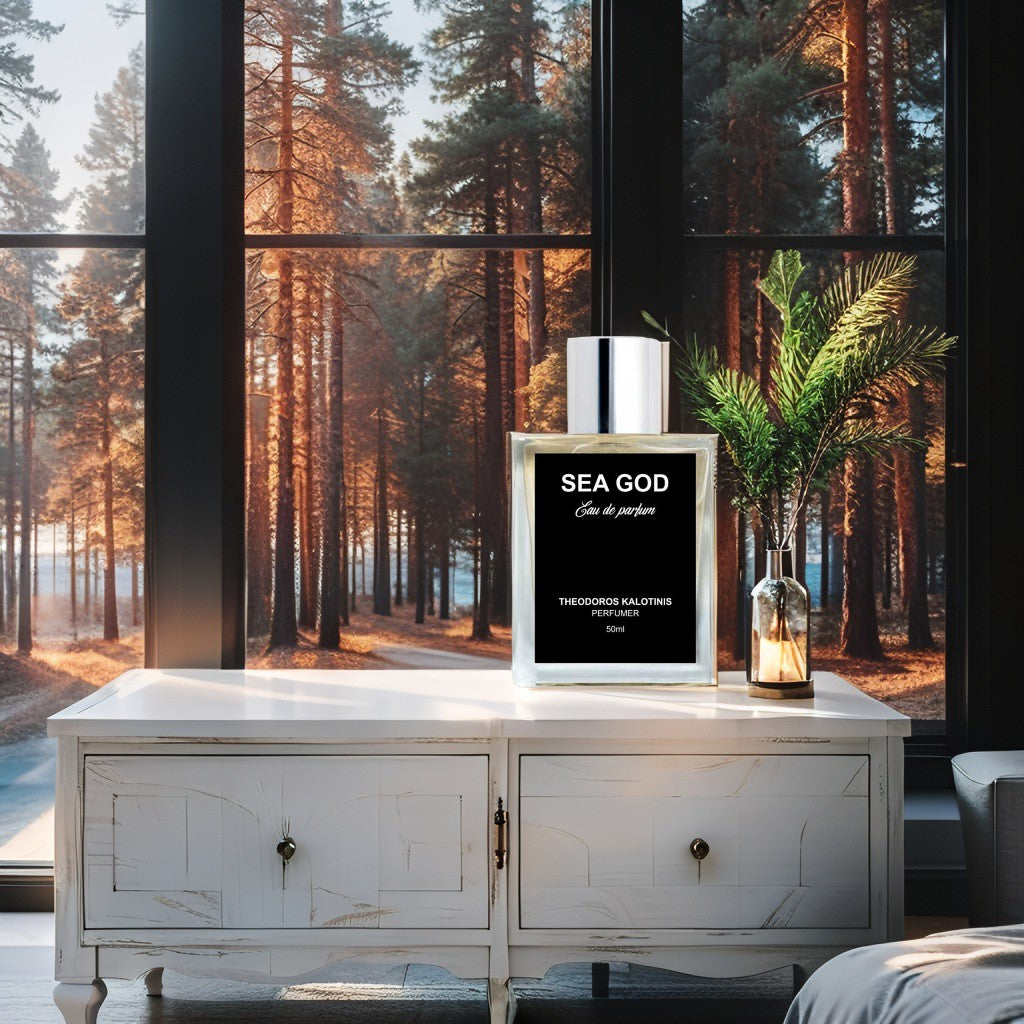 Sea God Eau de Parfum – Masculine fragrance with cedar, bergamot & sea notes by OiloHerb